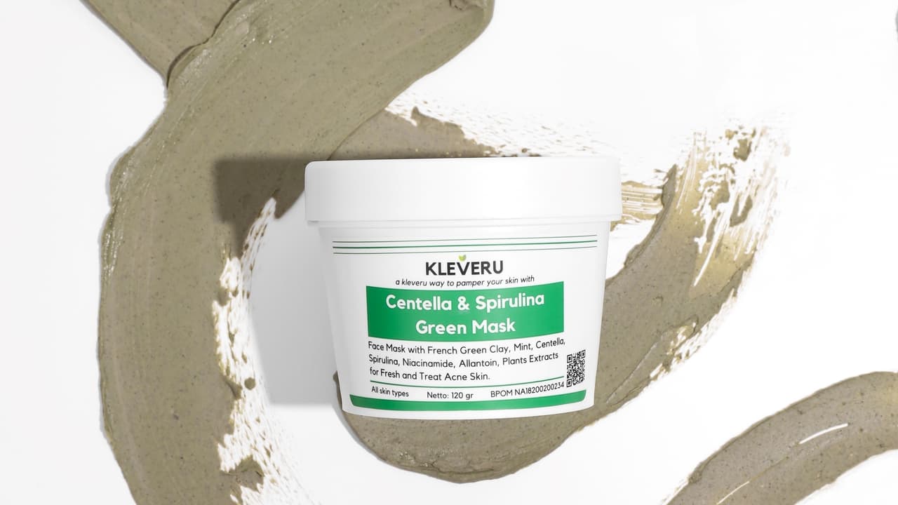 Centella and Spirulina Green Mask: Sahabat Para Pemilik Kulit Berjerawat